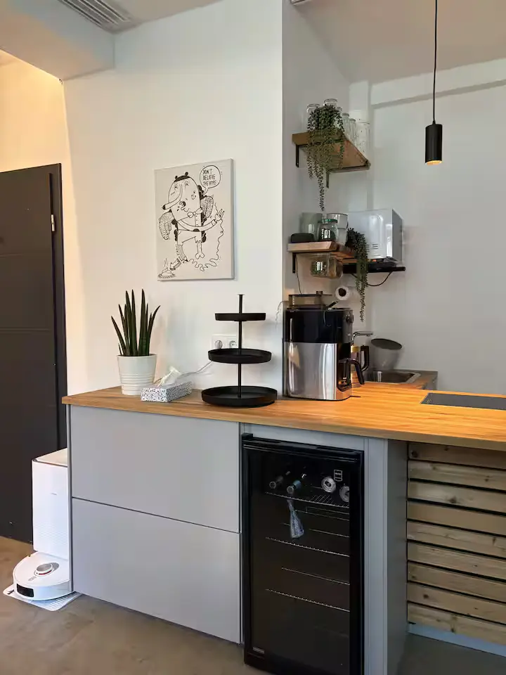 Küche der Ferienwohnung Teutoburg - Ansicht 2