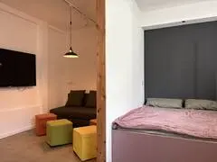 Wohn- und Schlafbereich der Ferienwohnung Teutoburg - Ansicht 5