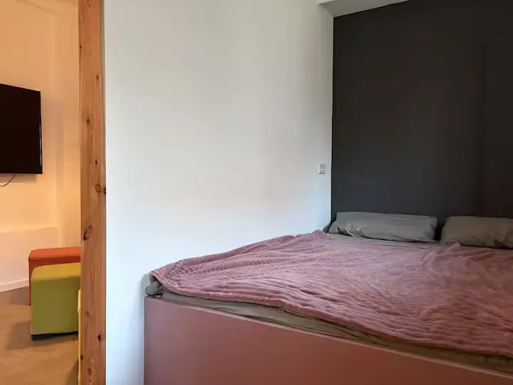 Wohn- und Schlafbereich der Ferienwohnung Teutoburg - Ansicht 6