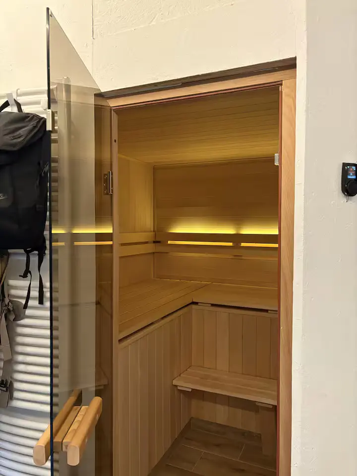 Private Sauna der Ferienwohnung Teutoburg - Ansicht 1