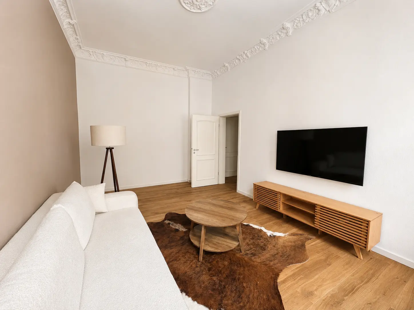 Wohnzimmer der Ferienwohnung in der Helgolandstrasse